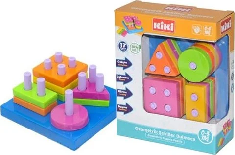 Hobialem Kiki, Geometric Shapes Puzzle, Puzzle Game, Educational Puzzle, Intelligence Developing Toy