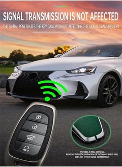RATSAW Smart Key Fob Cover Remote Key Shell Case Fit for Hyundai Sonata Santa Cruz Santa Fe Nexo Tucson Palisade  - Image 3