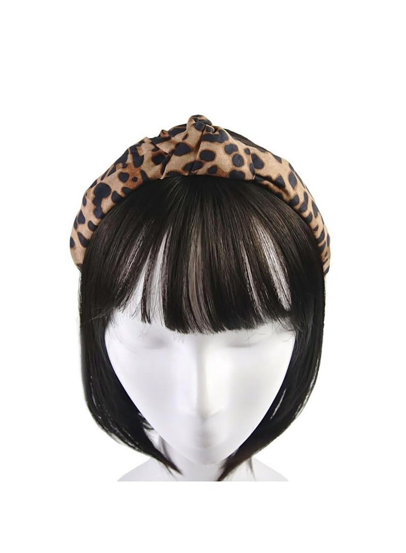 Oasisgalore Vintage Leopard Print Headband - Wide Knot Hair Accessories for Women and Girls - Image 4