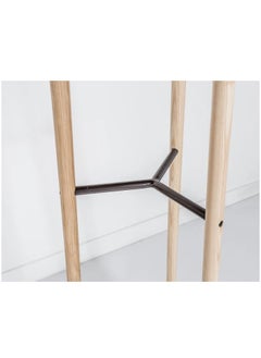 Neo Front Neo Front Vertical Wooden Coat Rack, Freestanding Living Room Coat Rack, Easy To Install, Bedroom Easy Assemble Coat Rack Tree Rack L707 (Solid Ash Wood color)  - Image 5