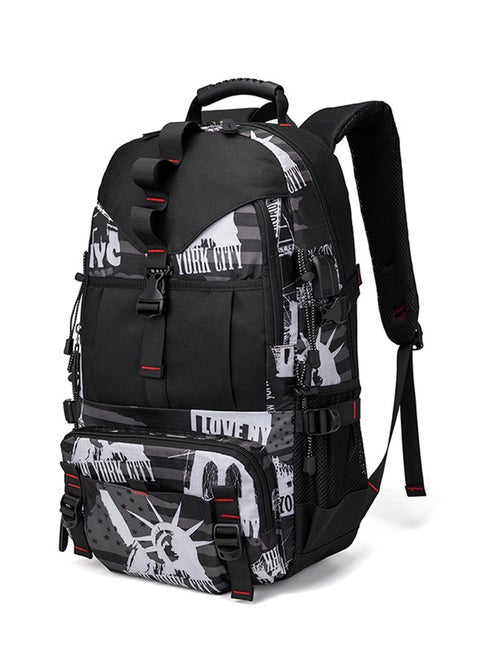 Men's Outdoor Travel Backpack Waterproof Oxford Canvas Backpack Mountaineering Bag