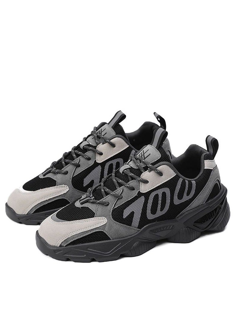 KUYING New Fashion Sports Shoes Thick Sole Trend Dad Shoes Glow Running Shoes  - Image 1