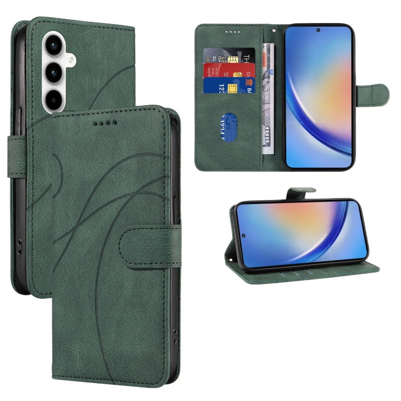 غطاء هاتف بTPU لـ Samsung Galaxy Note8 مع حامل بطاقات وحماية من السقوط مع مقاوم للصدمات مع حامل قائم مع ملمس ناعم باللون أحمر بوظيفة حامل من مادة TPU للاستخدام المنزلي للسفر - Image 3