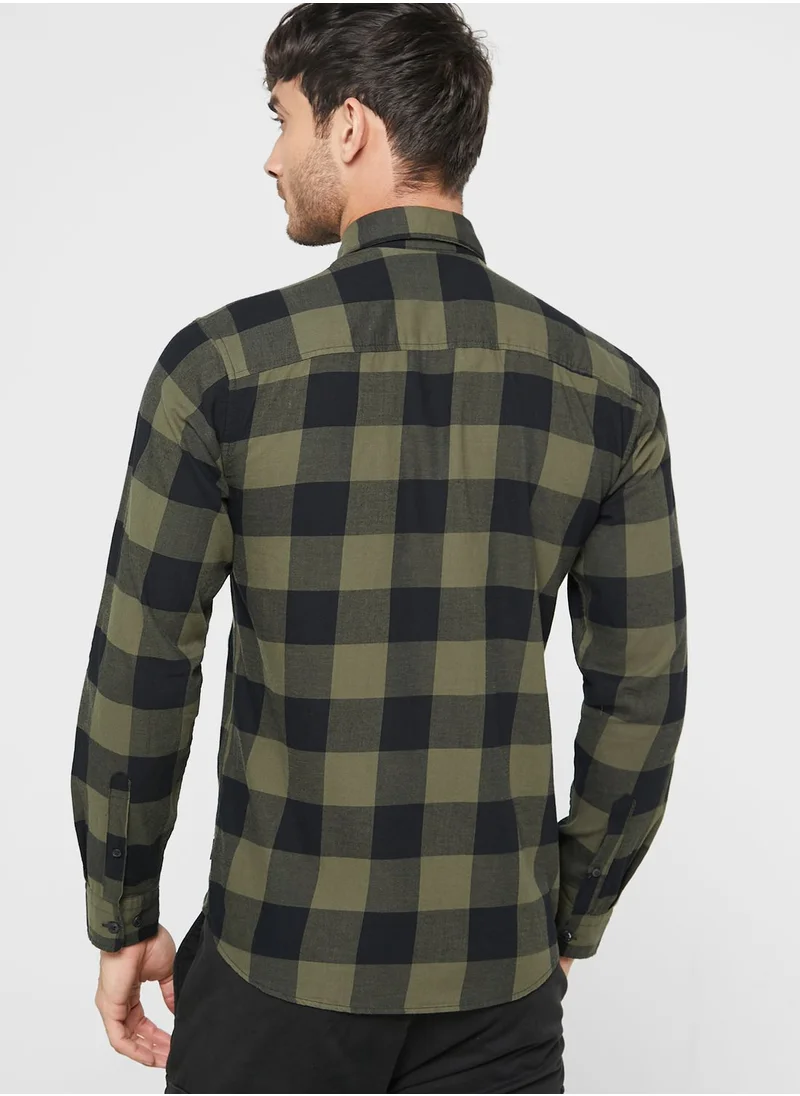 JACK & JONES Checked Slim Fit Shirt