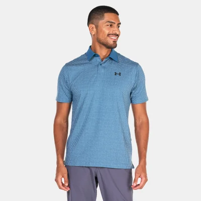 UNDER ARMOUR Men's UA Tee To Green Printed Polo Shirt
