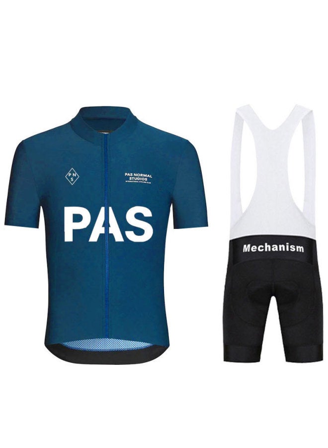 Pas Men's Short-sleeved Riding Suit Suit Breathable Summer Pns Bicycle Sportswear