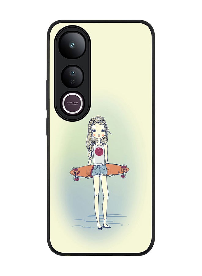 Stylizedd For vivo V50 Lite Case,Slim fit Camera Protection, Shockproof Thin Phone cover  - Skater Girl