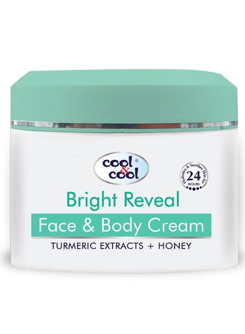 كول اند كول كريم الجسم برايت ريفيل 150 مل، مع مستخلصات الكركم والعسل، للبشرة العادية إلى المختلطة، ترطيب لمدة 24 ساعة