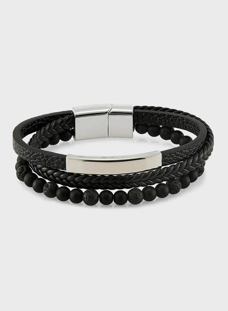 Robert Wood Analogue Watch And Bracelet Gift Set
