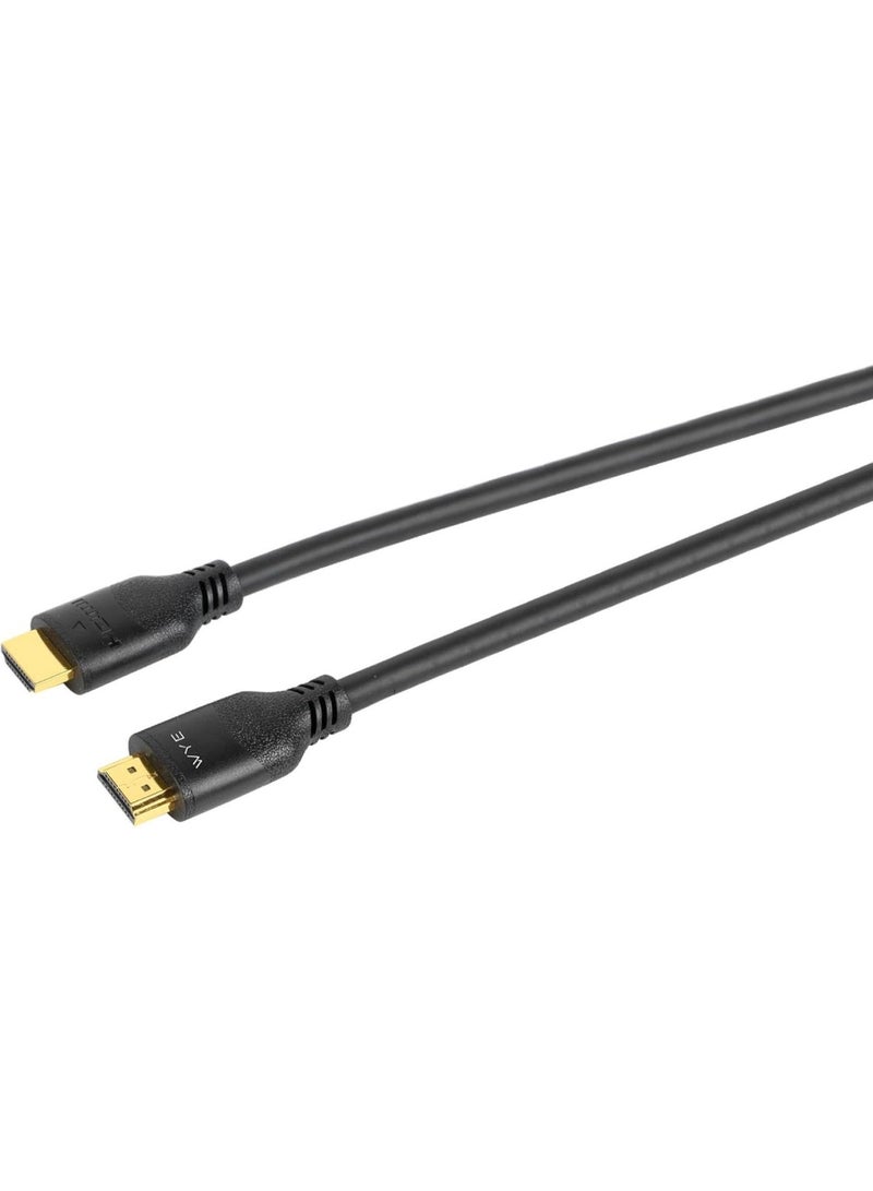 كابل HDMI إلى HDMI موديل Y-HDMI41M، بطول 1.5 متر، يدعم 8K@60Hz و 4K@120Hz فائق الوضوح، عالي السرعة، أسود - Image 1