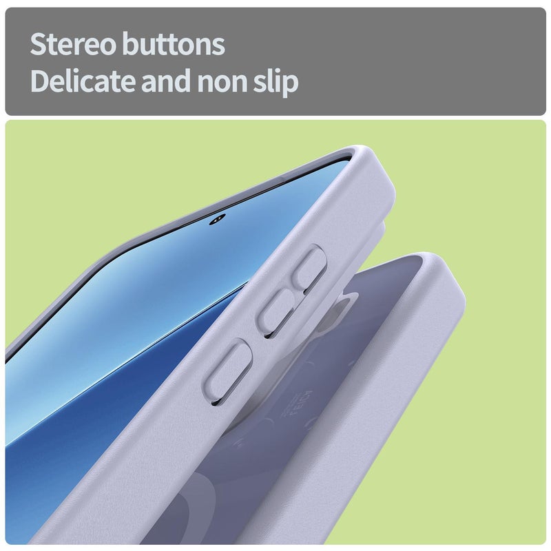 إيروريكس جراب هاتف Xiaomi 15 Fanying Series PC Hybrid TPU شفاف غير لامع MagSafe (أرجواني) - Image 5