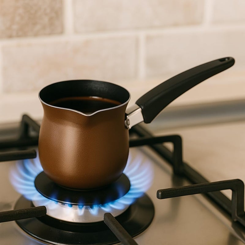 B&D Turkish Coffee Pot - Non-Stick Copper Brown - Image 1