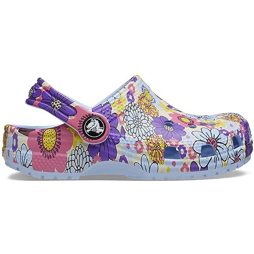 crocs Toddler Classic Retro Floral Clog - Image 1