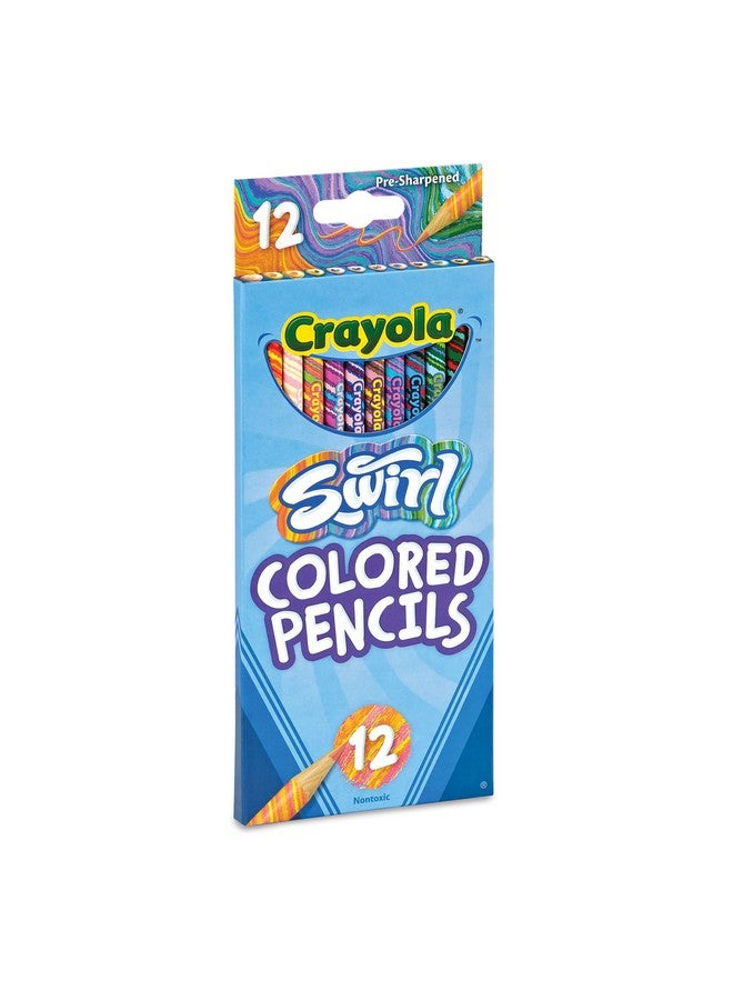 Crayola Swirl Colored Pencils for Kids, 12ct, Cute School Supplies, Ages 3+
