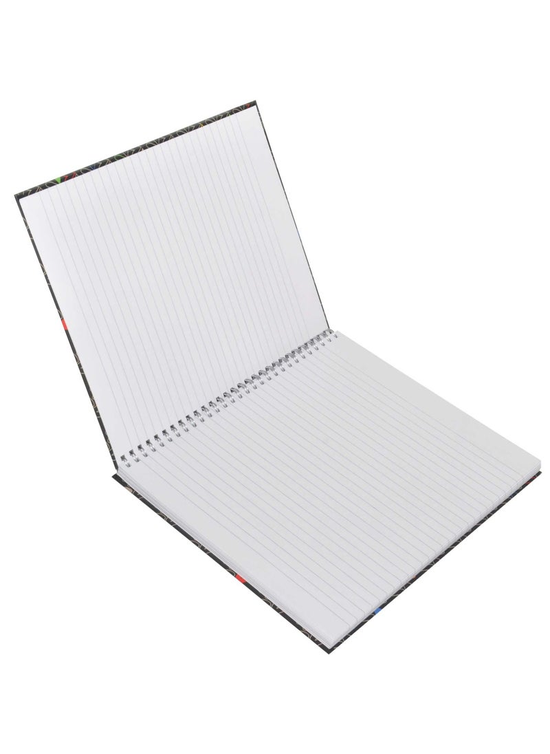 Light FIS LIGHT Pack of 5 Spiral Hard Cover Notebook, Single Line, 10X8 Inches (25.4 X 20.32 Cm) 100 Sheets -LINBS1081704  - Image 2