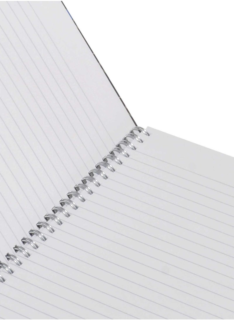 Light FIS LIGHT Pack of 5 Spiral Hard Cover Notebook, Single Line, 10X8 Inches (25.4 X 20.32 Cm) 100 Sheets -LINBS1081704  - Image 3