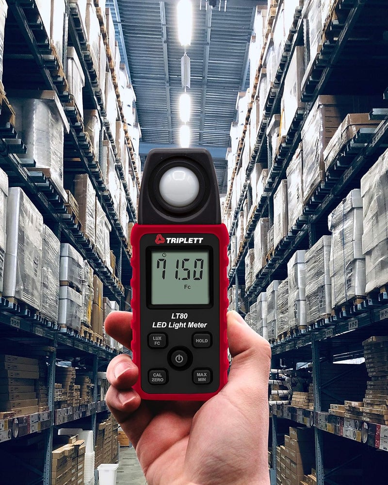 Triplett Triplett LT80 LED IlluminanceLight Meter up to 400000 Lux  40000 Fc - Image 4
