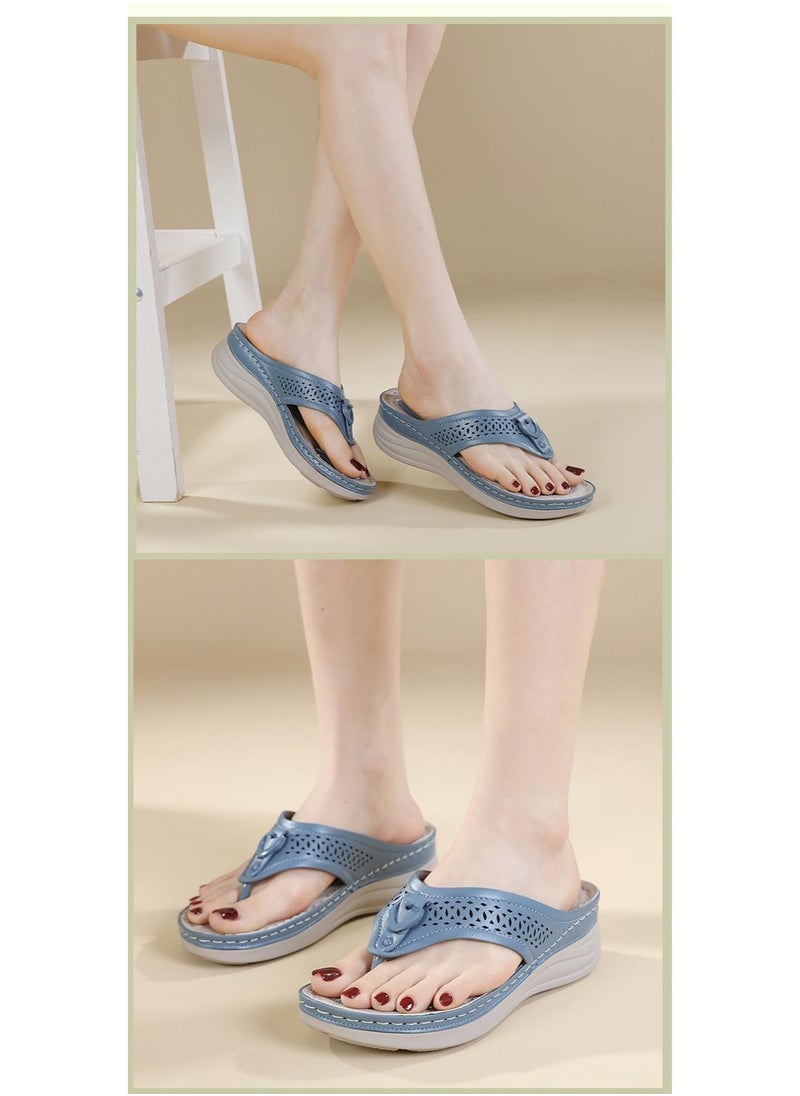 SIKETU Summer Fashion Women Comfortable Platform Sandals Casual Outdoor Slippers Wedges Shoes  - Image 2