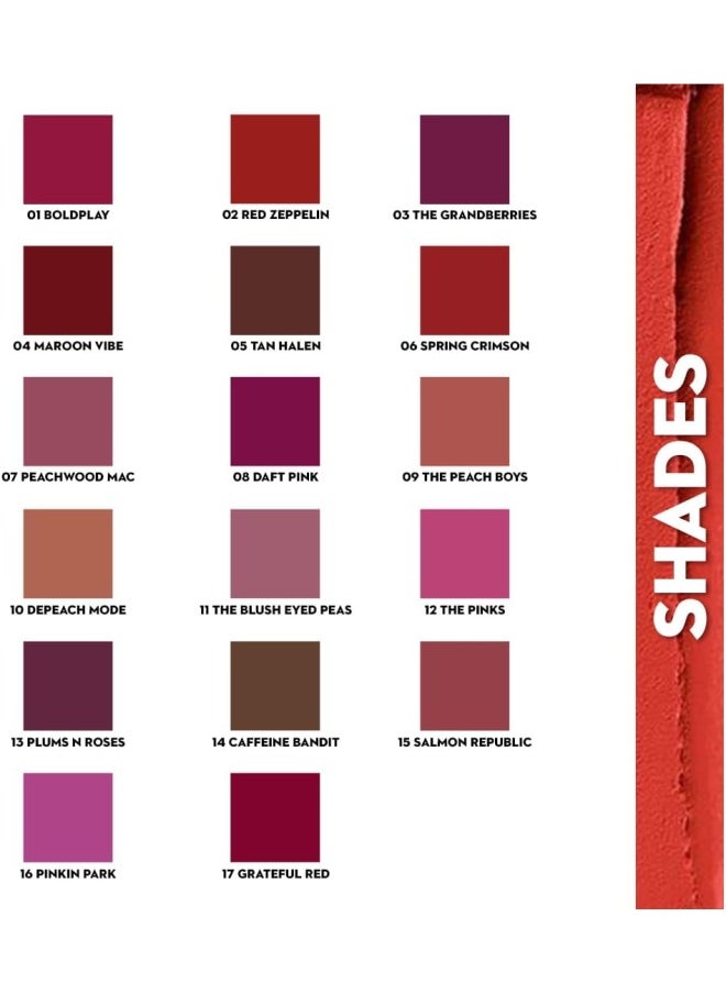 SUGAR Cosmetics - Matte Attack Transferproof Lipstick - 02 Red Zeppelin (Chilli Red), Red, 2 g Moisturiser, Long Lasting, Matte Finish - Image 1
