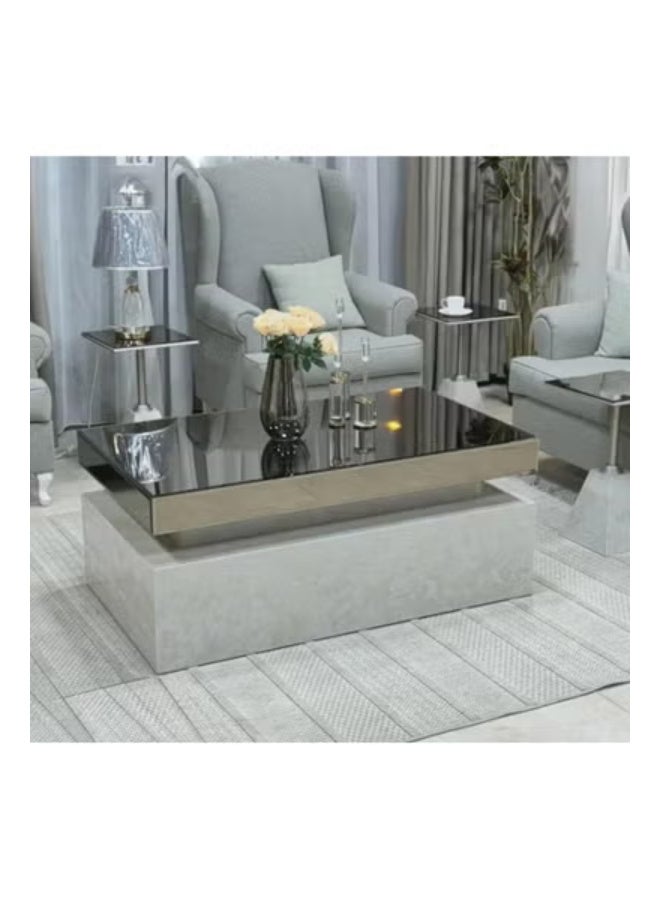 Coffee table, glass top