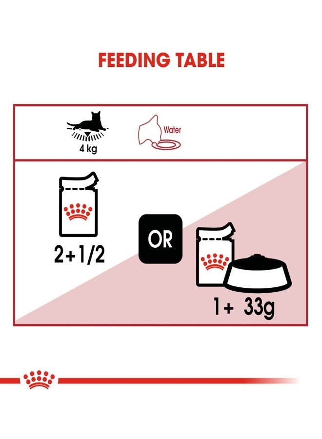 رويال كانين جيلي غريزي للتغذية الصحية للقطط البالغة أغذية رطبة أكياس - Image 5