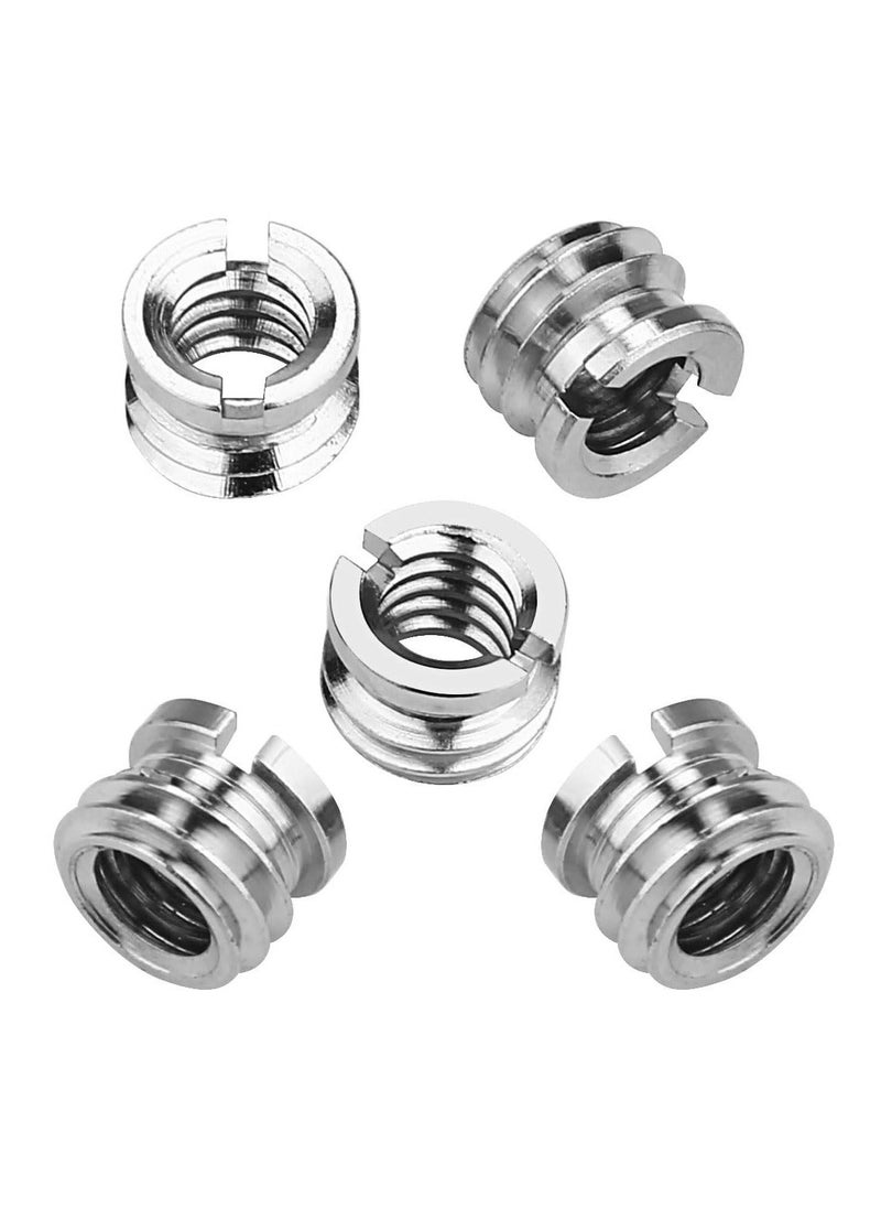 Generic - 22-Piece Camera Screw Adapter Set - 1/4" Male to 1/4" & 1/4" Male to 3/8" Male Threaded Tripod Converters for Cameras, Tripods, Monopods, Ballheads - Image 1