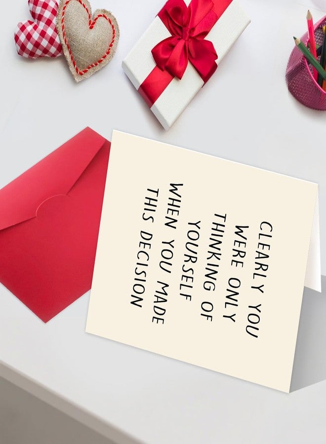 MQMRYeto Funny Going Away Card for Coworker Boss, New Job Card for Him Her, Happy Farewell Leaving Card for Men Women, Gift Idea for Colleague,When You Made This Decision - Image 4