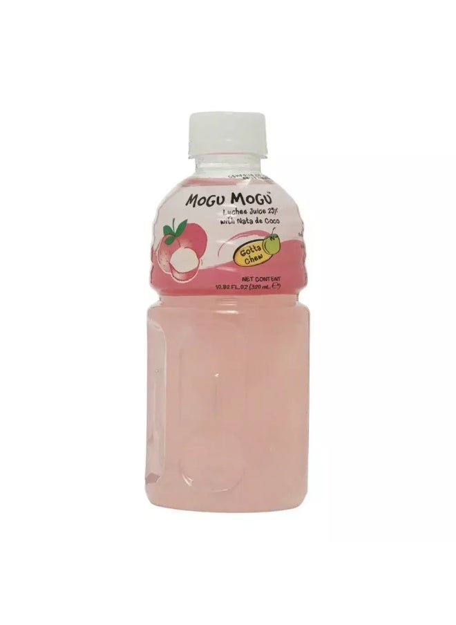 Mogu Mogu Mogu Mogu Lychee Flavour Drinking Juice Bottle- 320ml  - Image 1
