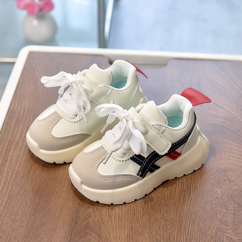 Mesh Sneakers Lightweight Flexible Sole Walking Shoes For Kids Indoor And Outdoor Activities - Image 1