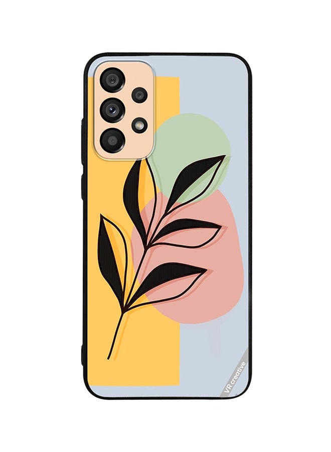 VR CREATIVE Protective Case Cover For Samsung Galaxy A33 5G Abstract Shapes And Floral Design Multicolour - Image 1