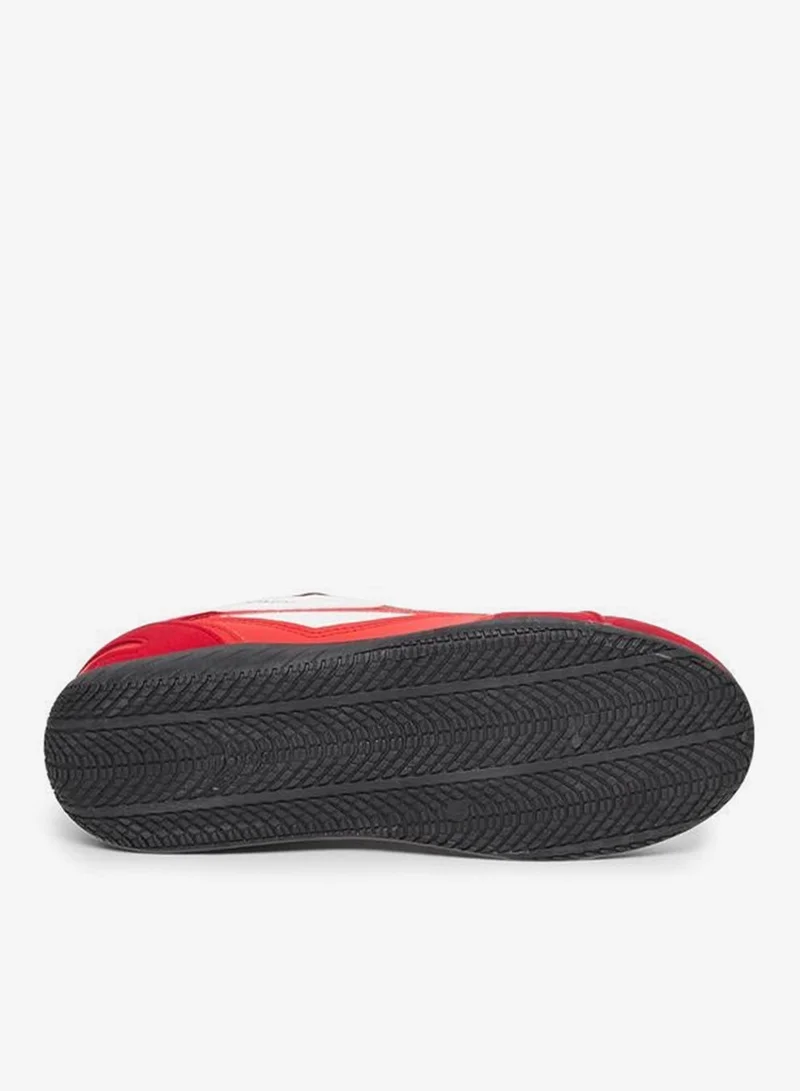 Styli Active Red Retro Lace Up Sneakers