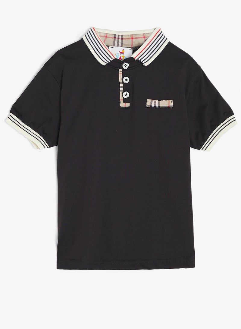 Pinata Cotton Polo Tshirt and Shorts Set - Image 3