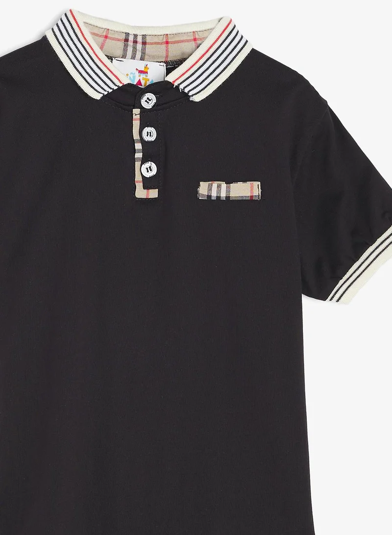 Pinata  Cotton Polo Tshirt and Shorts Set for Men | Best Price UAE