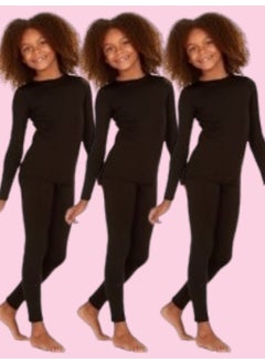 Trenderrs Girls Thermal Bottom and Underwear Set 3PCS 