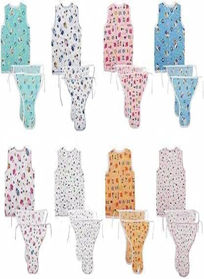 EIO طقم جابلا قطني للأطفال حديثي الولادة (بنات وأولاد) من إي آي أو (16 قطعة جابلا لانجوت) - Image 2