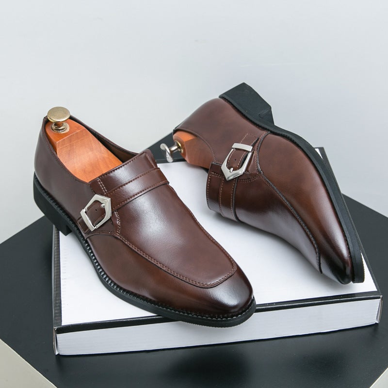 Plus Size Men'S New Casual Shoes Fashion Leg Business Dress Shoes Trendy Loafers - Image 3