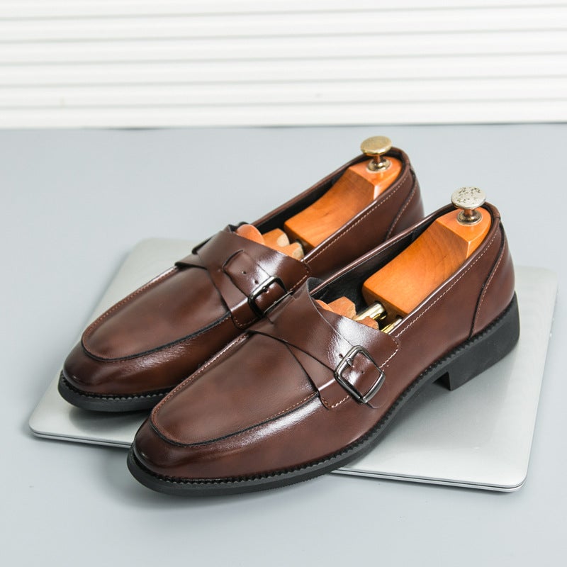 Plus Size Men'S New Casual Shoes Fashion Leg Business Dress Shoes Trendy Loafers - Image 1