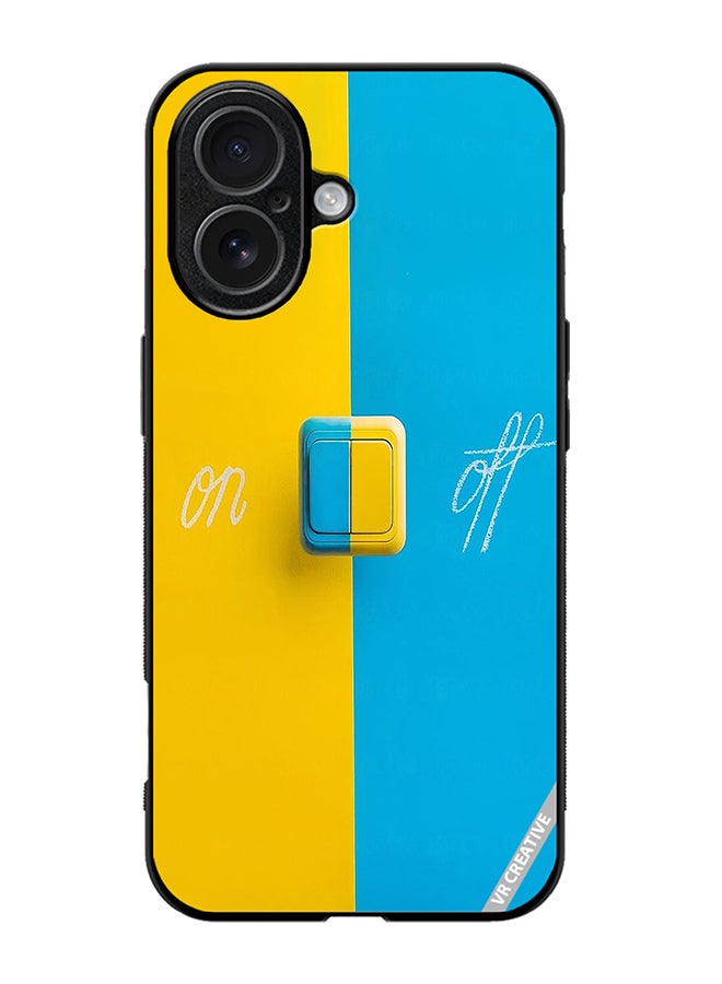 غطاء حماية لجهاز آبل آيفون 17 بتصميم تشغيل وإيقاف متعدد الألوان