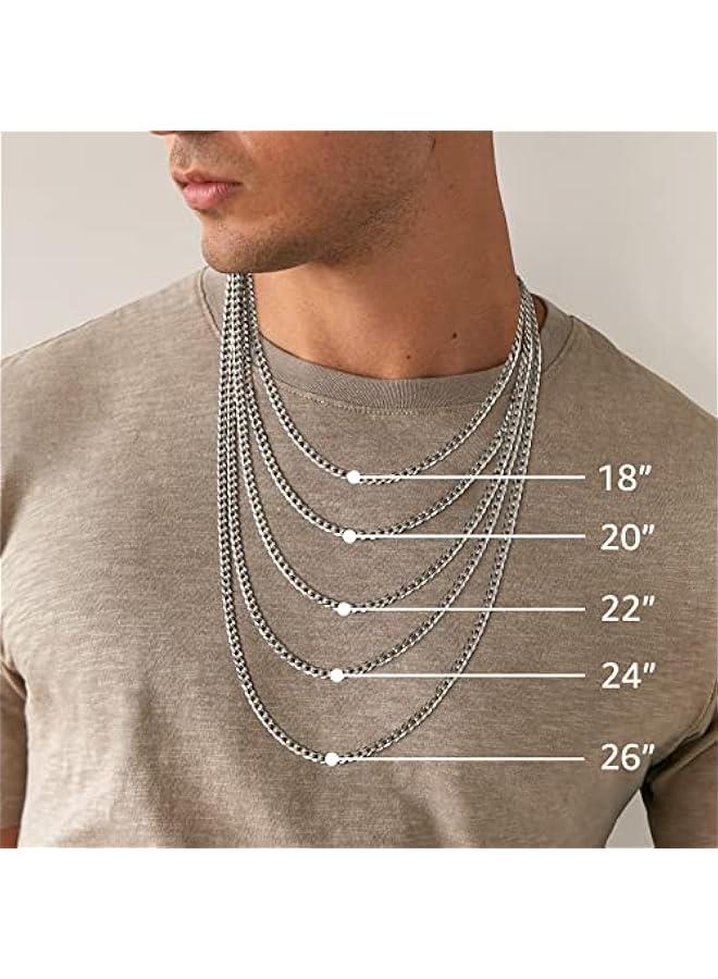 بافوا بافوي سلسلة من الفضة الاسترليني عيار 925 الايطالية الصلبة مطلية بالذهب عيار 22 قيراط | ثعبان، صندوق مربع، كابل، كبح فائق المرونة، قلادة ميامي كوبان وحبل متعرج قطع الماس للنساء والرجال | صنع في ايطاليا - Image 2