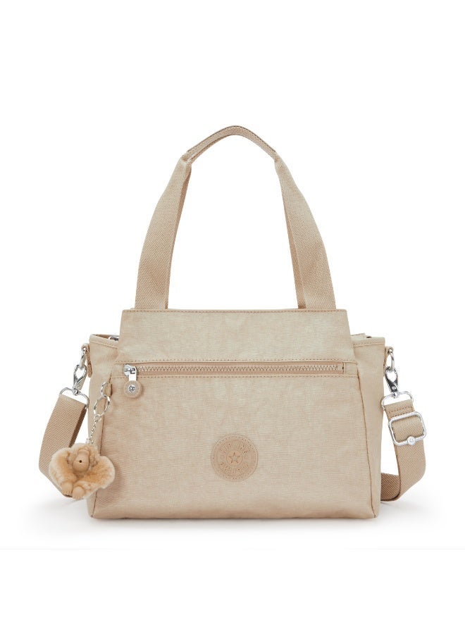 kipling Elysia Medium shoulderbag with removable shoulder strap Sparkled Beige - Image 1