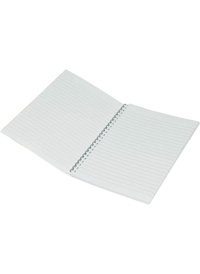 FIS Linba51518S Single Line 80 Sheets Spiral Soft Cover Notebook 10 Pieces A5 Size - Image 2