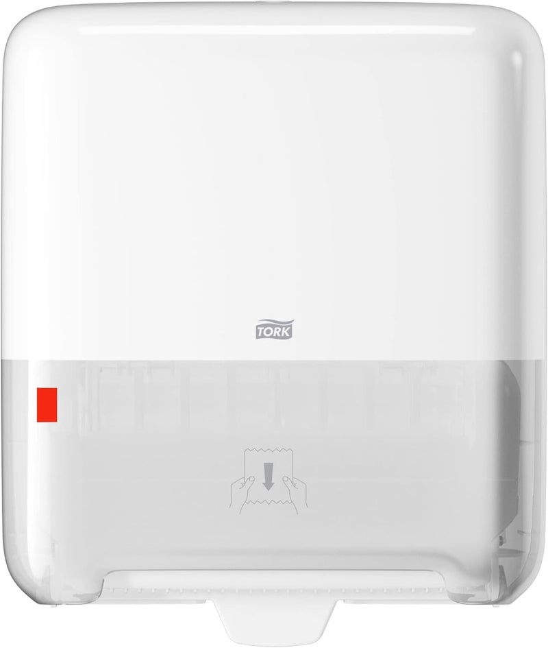Tork Matic Paper Towel Dispenser, White, H1, One-at-a-Time Dispensing, Elevation Range, 5510202 - Image 1