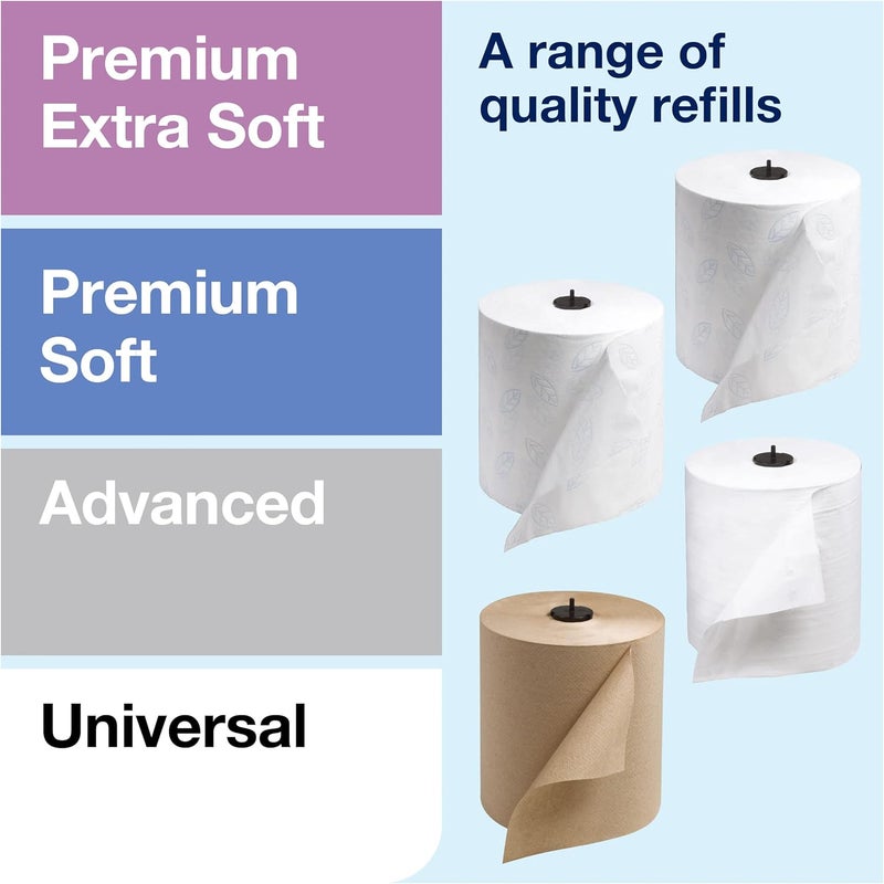 Tork Matic Paper Towel Dispenser, White, H1, One-at-a-Time Dispensing, Elevation Range, 5510202 - Image 3