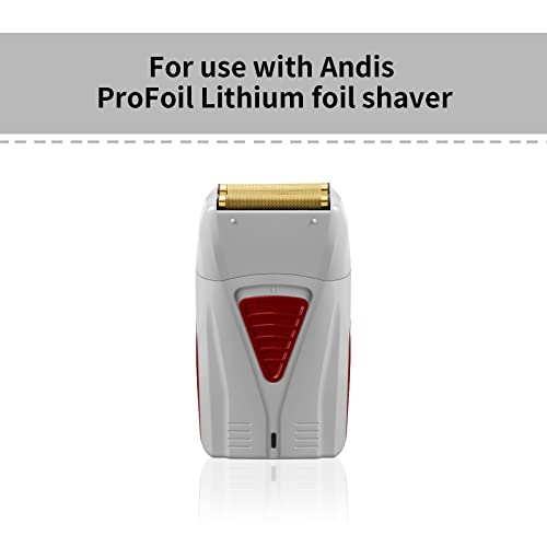 Wusuker Pro Shaver Replacement Foil and Cutters Compatible with Andis ProFoil Lithium foil Shaver, Golden - Image 5