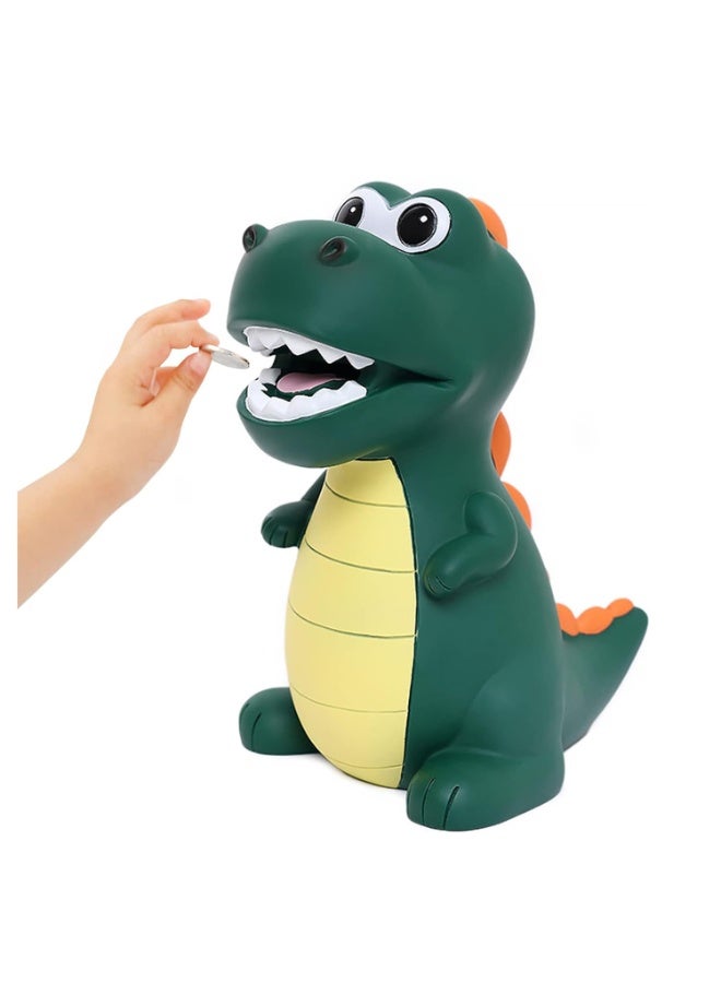 كيلا حصالة ديناصور بوليفيا للأطفال - حصالة نقود للأطفال، حصالة نقود معدنية - غير قابلة للكسر - هدايا لأعياد الميلاد، والكريسماس، وحفلات استقبال المولود الجديد - Image 1