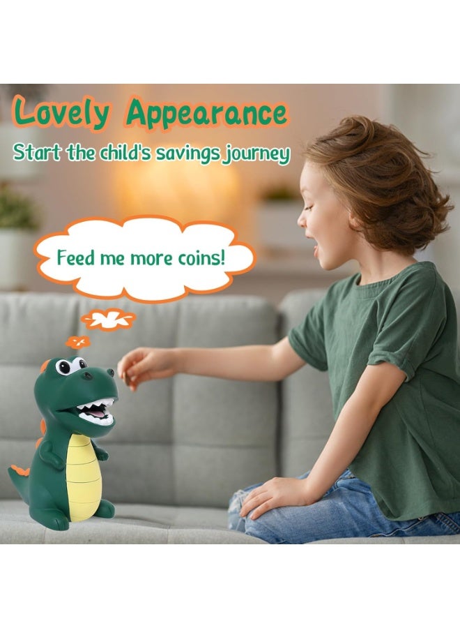 كيلا حصالة ديناصور بوليفيا للأطفال - حصالة نقود للأطفال، حصالة نقود معدنية - غير قابلة للكسر - هدايا لأعياد الميلاد، والكريسماس، وحفلات استقبال المولود الجديد - Image 2