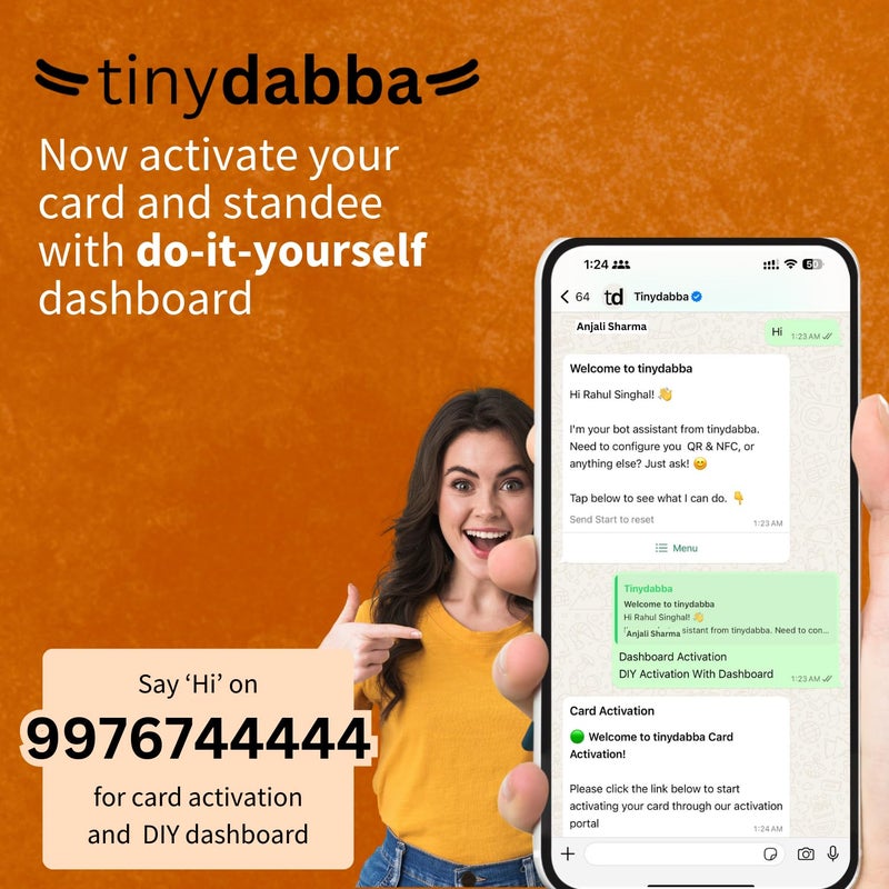 Tinydabba Review NFC Card - Pack of 2 Cards - Image 4