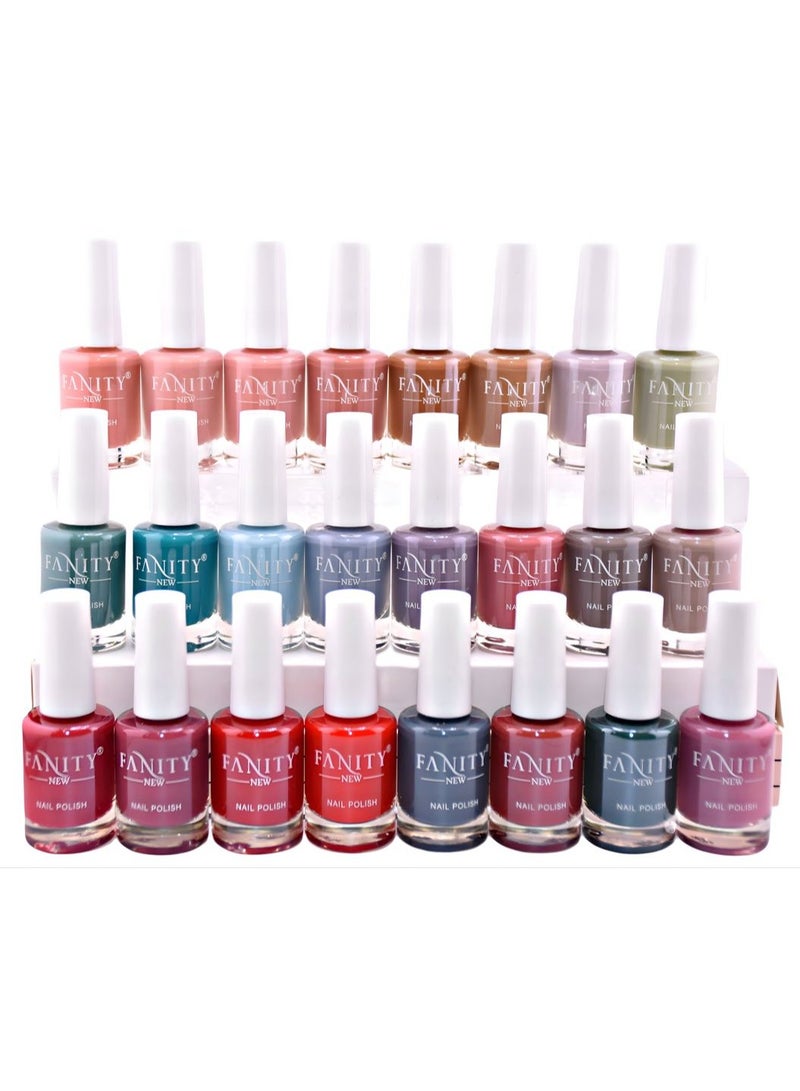 FANITY Nail Polish Collection with 8 FREE Boxes of Polish Remover Wipes - Image 1