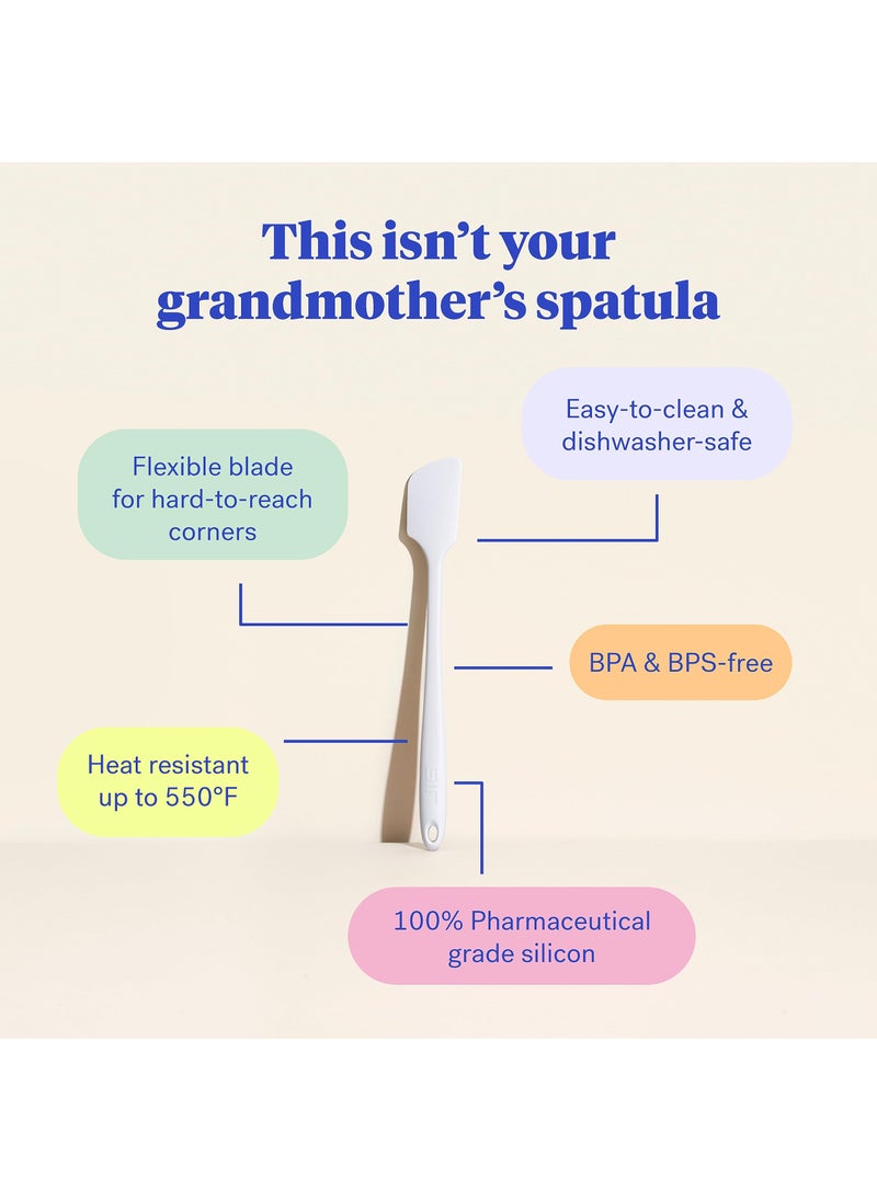GIR: Get It Right Premium Silicone Spatula - Non-Stick Heat Resistant Kitchen Spatula - Perfect for Baking  Cooking  Scraping  and Mixing - Skinny - 11 IN  Studio