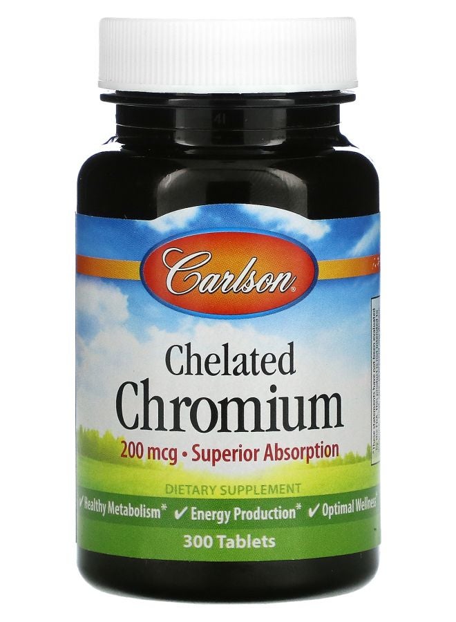 Chelated Chromium 200 mcg 300 Tablets